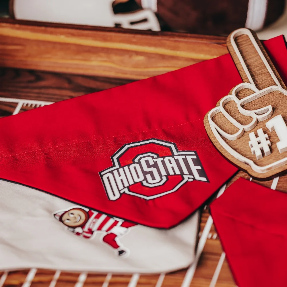 Ohio State Red Pet Bandana - Picture 4 of 4
